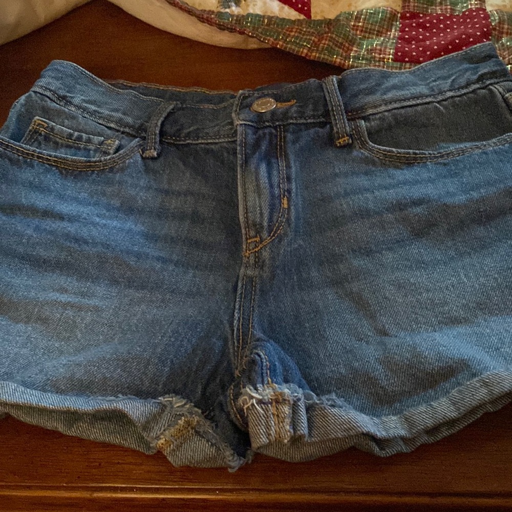 Denim shorts size 14